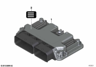 F700GS (K70) CONTROL UNIT parts diagram