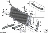 F700GS (K70) RADIATOR parts diagram