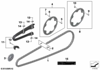 F700GS (K70) CHAIN DRIVE parts diagram