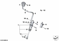 F700GS (K70) BRAKE MASTER CYLINDER parts diagram
