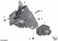 F700GS (K70) PRESSURE MODULATOR ABS parts diagram