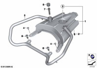 F700GS (K70) LUGGAGE GRID parts diagram
