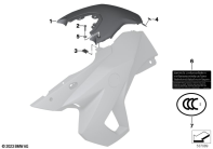 F700GS (K70) COVERING CENTER parts diagram