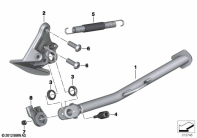 F700GS (K70) SIDE STAND parts diagram