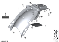 F700GS (K70) WHEEL COVER, REAR parts diagram