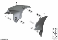 F700GS (K70) KNEE PAD parts diagram
