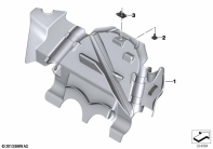 F700GS (K70) ABSCHOTTUNG parts diagram