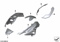 F700GS (K70) PAINTED PARTS YNB5 LIGHT-WHITE UNICOLOR parts diagram