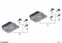 F700GS (K70) SINGLE KEY LOCKING SYSTEM EWS 3 parts diagram