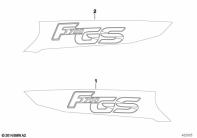 F700GS (K70) LABEL parts diagram