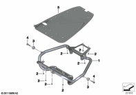 F700GS (K70) BRACKET FOR RADIO COMMUNICATIONS MODULE parts diagram
