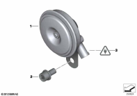 F700GS (K70) HORN parts diagram