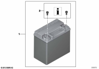 F700GS (K70) AUXILIARY BATTERY, SPECIAL-PURPOSE VEH. parts diagram