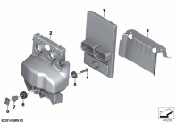 F700GS (K70) CENTRAL CHASSIS ELECTRONICS parts diagram