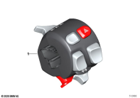 F700GS (K70) MULTIFUNCTION SWITCH LEFT, BUTTON GRAY parts diagram