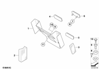 F700GS (K70) LICENSE PLATE BRACKET US / REFLECTORS parts diagram