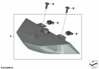 F700GS (K70) REAR LIGHT parts diagram