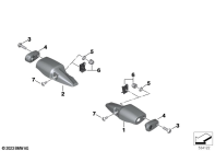 F700GS (K70) MOUNT FOR TURN SIGNAL BULBS, FRONT parts diagram