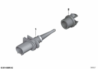 F700GS (K70) OUTSIDE TEMPERATURE SENSOR parts diagram