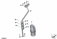 F700GS (K70) FIRE EXTINGUISHER / HOLDER parts diagram