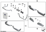 F700GS (K70) SET OF HAND PROTECTORS parts diagram