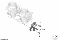 F700GS (K70) POWER REDUCTION parts diagram