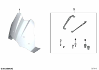 F700GS (K70) WINDSHIELD, HIGH, CLEAR parts diagram