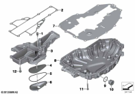 F800GS 08 (K72) OIL PAN parts diagram