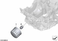 F800GS 08 (K72) OIL FILTER parts diagram