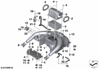 F800GS 08 (K72) INTAKE SOUND SYSTEM parts diagram