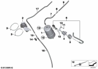 F800GS 08 (K72) ACTIVATED CHARCOAL FILTER/TUBING parts diagram