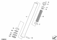 F800GS 08 (K72) STANCHION parts diagram