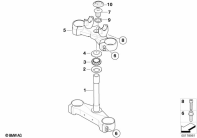 F800GS 08 (K72) FORK BRIDGE parts diagram