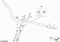 F800GS 08 (K72) HANDLEBAR parts diagram