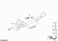 F800GS 08 (K72) SIDE STAND parts diagram