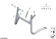 F800GS 08 (K72) CENTER STAND parts diagram