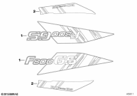 F800GS 08 (K72) INSCRIPTION F800GS parts diagram