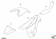 F800GS 08 (K72) PAINTED PARTS YN74 ALPIN-WEISS parts diagram