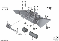 F800GS 08 (K72) SEAT BENCH LOCKING SYSTEM parts diagram