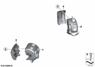 F800GS 08 (K72) COMBINATION SWITCH AT HANDLEBAR parts diagram