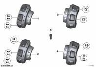 F800GS 08 (K72) AUXILIARY SWITCH, SPECIAL VEHICLE parts diagram