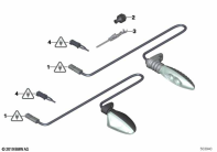 F800GS 08 (K72) REPAIR CONNECTOR, INDICATOR LAMP parts diagram