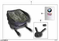 F800GS 08 (K72) TANK-TOP BAG parts diagram