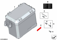F800GS 08 (K72) ALUMINUM CASE parts diagram