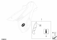 F800GS 08 (K72) SET OF WIND DEFLECTORS parts diagram
