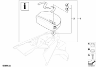 F800GS 08 (K72) REAR POCKET parts diagram