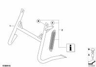 F800GS 08 (K72) CENTER STAND parts diagram
