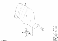 F800GS 08 (K72) WINDSHIELD parts diagram