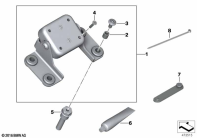 F800GS 08 (K72) MOUNTING PARTS, BMW NAVIGATOR parts diagram