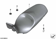 F800GS 08 (K72) COMFORT DUAL SEAT parts diagram